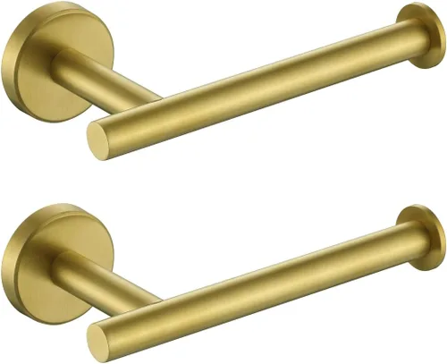 Miniatura 14 de JQK Soporte para Papel Higiénico, 5 Pulgadas Acero Inoxidable 304 Grosor 0.8mm Dispensador de Papel Higiénico para Baño, Sostiene Mega Rollos