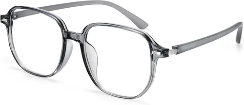 Miniatura 10 de Dollger Lentes de luz azul para mujer, de gran tamaño, cuadrado, bloqueo de luz azul, marcos grandes, pantalla de computadora, anteojos elegantes