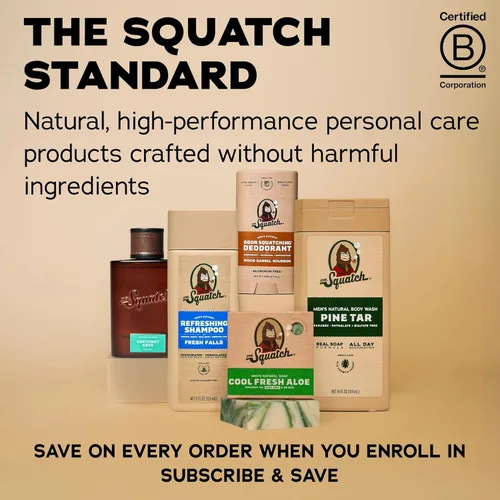 Miniatura 12 de Dr. Squatch Desodorante natural para hombres, sin aluminio, Summer Citrus + Cool Fresh Aloe, 2.65 oz, 2