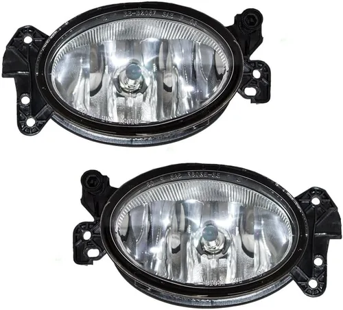 Miniatura 2 de Par de luces antiniebla para parachoques delantero con bombillas halógenas 9006 para Mercedes Benz CLK E ML Class, se adapta a OE 1698201656