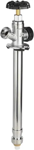 Miniatura 10 de EFIELD Grifo de jardín antisifón resistente a heladas de 4 pulgadas con púa de 1/2 pulgada para crimpar Pex X bibb de manguera de 3/4 pulgadas