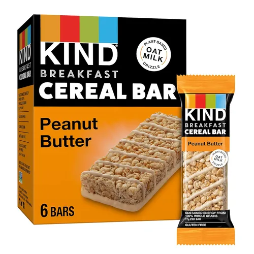 Miniatura 15 de KIND Barras de cereales para el desayuno, aperitivos sin gluten, chocolate con almendras, caja de 9.3 onzas (36 barras)