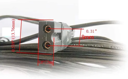 Miniatura 2 de daier Conector de mechero 12 V, 5 A, cable de alimentación CC para mininevera para el coche Mobicool NFA