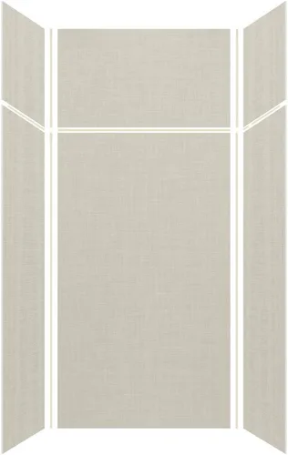 Miniatura 41 de Transolid EWKX483696-41 Expressions - Kit de pared de ducha de 6 paneles con extensión, 36 pulgadas de largo x 48 pulgadas de ancho x 96 pulgadas