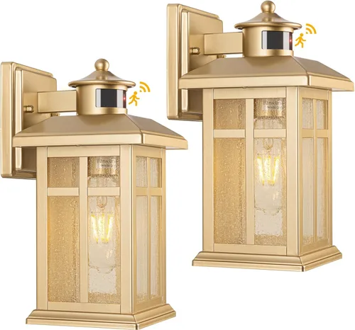 Miniatura 13 de Luz de Porche Actualizada de Anochecer a Amanecer, Accesorios de Iluminación Exterior de Montaje en Pared Bronce Frotado con Aceite, Luces de Porche