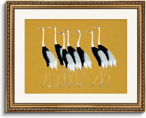 Miniatura 88 de VIYYIEA Arte de Pared con Marco Dorado Impresión en Lienzo Decoración del Hogar para Sala de Estar Mujeres Leyendo Cuadros para Dormitorio Baño