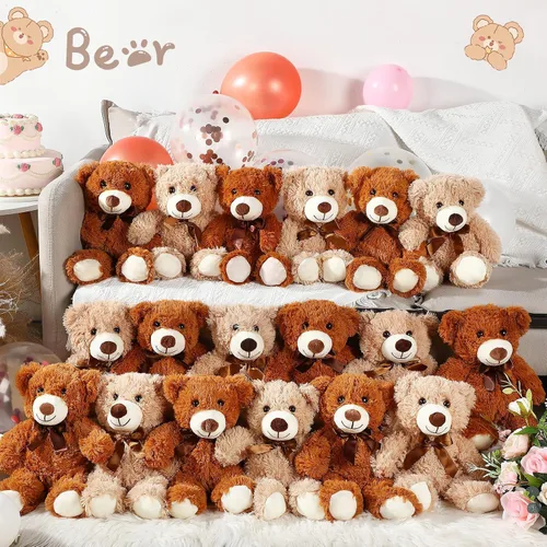 Miniatura 3 de Zhanmai 18 osos de peluche de 14 pulgadas, regalos a granel, juguetes de oso de peluche para cumpleaños, baby shower, graduación, recuerdos