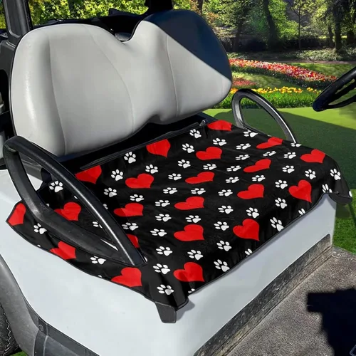 Miniatura 38 de Fundas de asiento de carrito de golf, mantas para carrito de golf, fundas de asiento de toalla para la mayoría de carritos de golf de 2 asientos