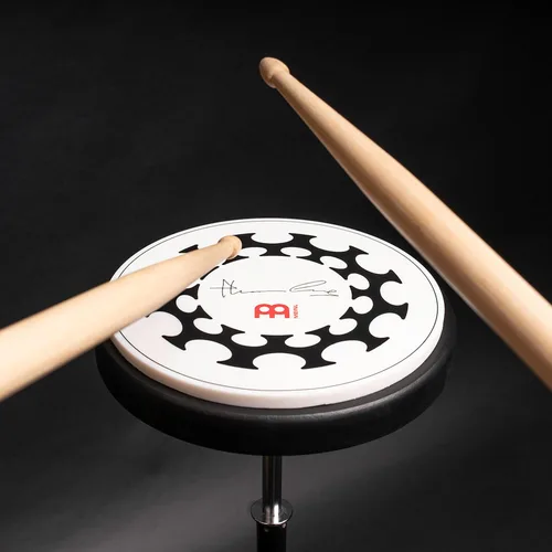 Miniatura 5 de Almohadilla de práctica de tambor de 6", de silicona — Rebote medio y volumen controlado para velocidad, potencia y precisión, logotipo clásico