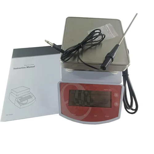 Agitador magnético de placa caliente Agitador magnético de calefacción con capacidad de agitación 0 ~ 67.6 fl oz Velocidad de agitación 0 a 1250 rpm