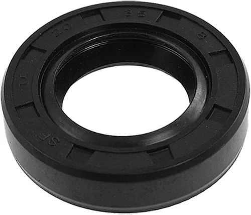 Miniatura 63 de uxcell Caucho doble de los labios del sello de aceite del eje rotatorio métrico 49.2x82.0x16.4 ft m TC, negro