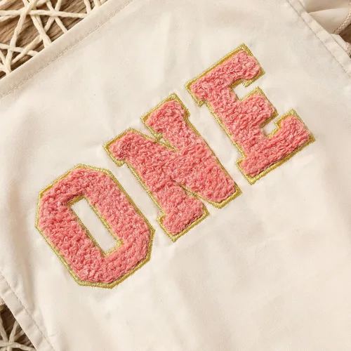 Miniatura 4 de GRNSHTS Trajes de primer cumpleaños para niñas con volantes para primer cumpleaños, mameluco sin espalda