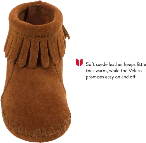 Miniatura 3 de Minnetonka Botín con solapa trasera de velcro (niño)