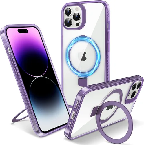 Miniatura 17 de Funda magnética para iPhone Air – [Soporte invisible integrado] [Compatible con MagSafe] [Protección contra caídas de grado militar] Cubierta