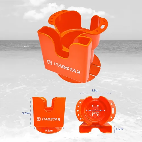 Miniatura 3 de iTAOSTAR Soporte para tazas multifunción, tabla de remo de dos secciones, adecuado para tipos de taza/botella/bebida, accesorios prácticos