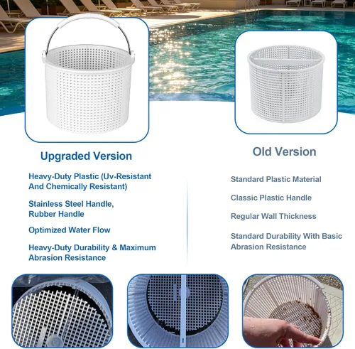 Miniatura 4 de ChangTa Cesta de repuesto para piscinas enterradas Hayward SPX1082CA, compatible con Aladdin B-152, SP1082, SP1083, SP1084, SP1075-2026 - Cesta