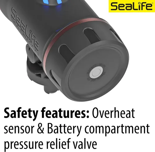 Miniatura 7 de Sea Dragon - Luz subacuática de 2500F para buceo, brillante y potente, colores brillantes, ángulo de haz amplio, LED COB de 2500 lúmenes, para todas