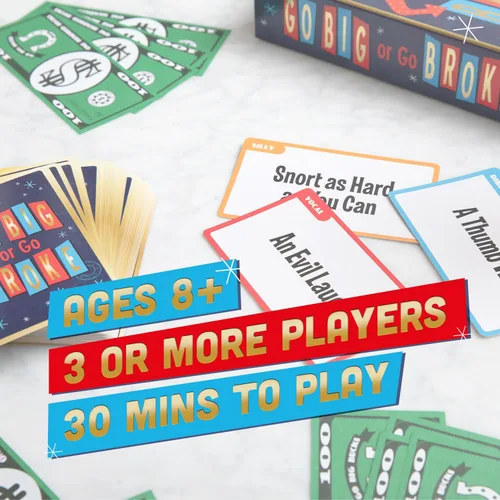 Miniatura 2 de Go Big or Go Broke por EAP Toy & Games – La noche de juegos acaba de ser más grande que las charadas Apuesta los grandes dólares con este juego