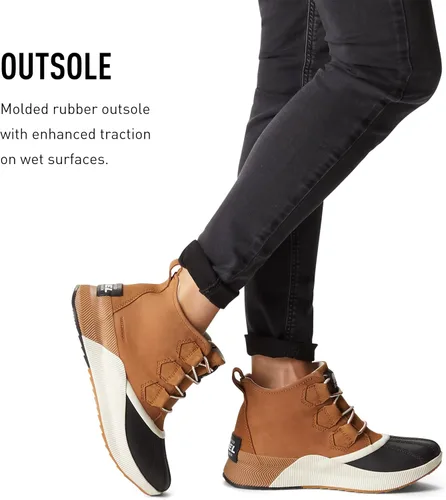 Miniatura 5 de SOREL Out 'N About III botas clásicas para mujer, de gamuza y piel impermeables, botas de invierno