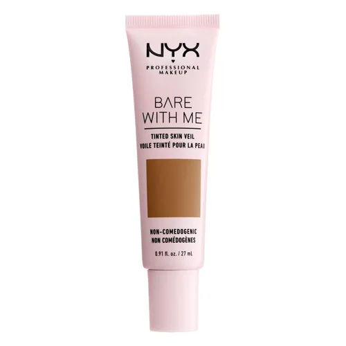 NYX PROFESSIONAL MAKEUP Bare With Me - Velo de piel tintado, crema BB ligera, color canela y caoba Canela Caoba