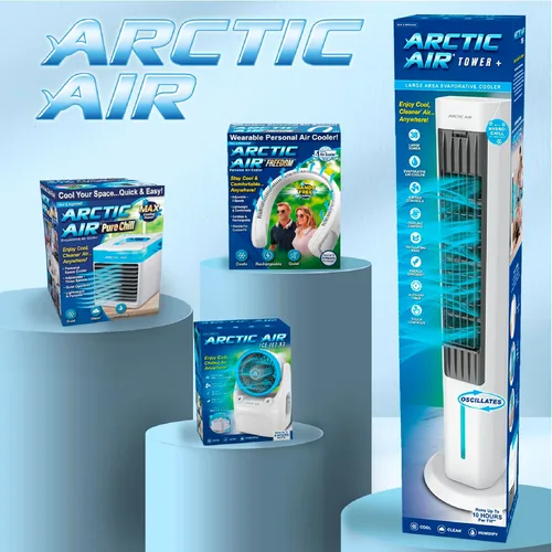 Miniatura 9 de Arctic Air Pure Chill - Enfriador de aire evaporativo de lujo, potente, silencioso, ligero y portátil con tecnología Hydro-Chill para dormitorio