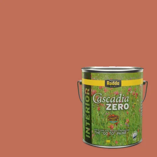 Miniatura 163 de Rodda Paint CASCADIA ZERO - Pintura plana e imprimación para interiores en uno, cuarto de galón, crema de ballet
