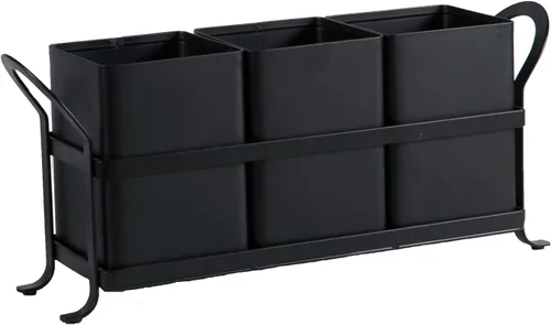 Miniatura 7 de NelyBet Organizador de cubiertos, cubiertos, organizador de utensilios de cocina y cajón de cubiertos para tenedores, cucharas, cuchillos - Perfecto