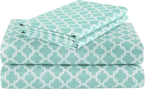 Miniatura 18 de Comfort Spaces Sábanas refrescantes King, sábanas Coolmax que absorben la humedad, suaves, juego de sábanas resistentes al descolorimiento, sábanas