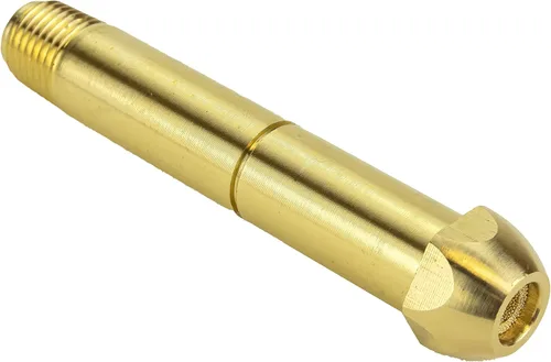 Miniatura 5 de SÜA - Reemplazo de tuerca y pezón para reguladores de acetileno y cloruros de etilo CGA-300 - Longitud del pezón: 3-1/2'' - Rosca lateral