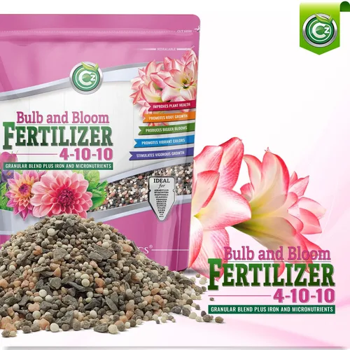 Miniatura 5 de 4-10-10 - Fertilizante para bulbos y flores, fabricado en Estados Unidos, 2% de hierro + micronutrientes, alimento para plantas para jardines