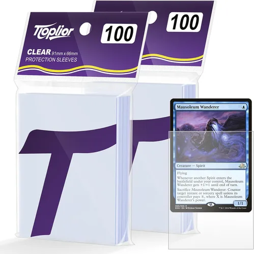 Miniatura 30 de Fundas para Cartas Coleccionables de Ajuste Perfecto, Fundas Mate TCG, Protector de Tarjetas Deportivas Suave para Tarjeta Fotográfica, Fácil