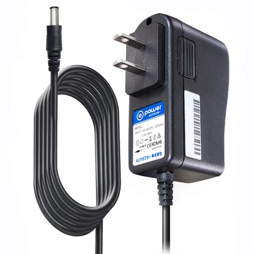 T-Power - Cargador adaptador de CA CC para Angelcare Bebe Sounds AC201 y AC201-2P para monitor de bebé, adaptador de corriente alterna y corriente