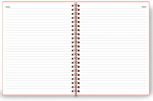 Miniatura 7 de Agenda diaria sin fecha: agenda sin fecha con horarios, artículos de acción y seguimiento, cuaderno organizador diario A4 para aumentar la Rosado