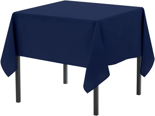 Miniatura 91 de Pomp Mantel Premium de Poliéster de 60" x 84" en Color Amarillo Plátano Tela Fácil de Cuidar, Resistente a Arrugas y Manchas Para Mesa Banana