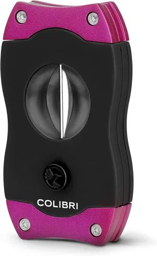 Miniatura 9 de Colibri Cortador de puros de corte en V de alta calidad, hoja ergonómica de acero inoxidable con resorte, ideal para hasta 60+ calibre de anillo