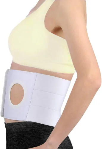 Miniatura 6 de Cinturón de ostomía médica para hombres o mujeres, cinturón de apoyo para hernia de ostomía, faja de estoma abdominal, banda de abdomen