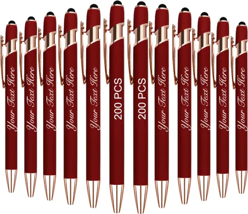 Miniatura 8 de 10 bolígrafos personalizados con nombre y texto para mujeres y hombres, bolígrafos personalizados con grabado gratis, regalos para negocios