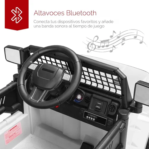Miniatura 6 de Productos de la mejor elección, camioneta de paseo de 12 V para niños con control remoto de los padres, suspensión de resortes, luces LED, puerto
