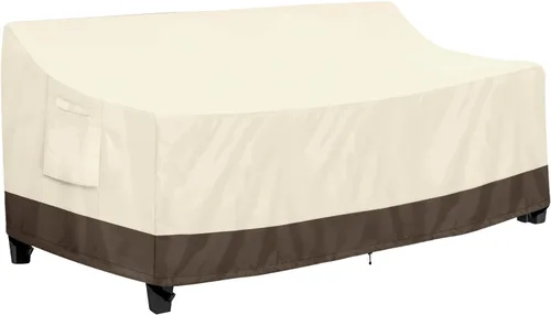 Miniatura 16 de PureFit Funda impermeable para sofá de exterior, funda para muebles de sofá de patio, funda de sofá biplaza de 2 plazas con ventilación de aire