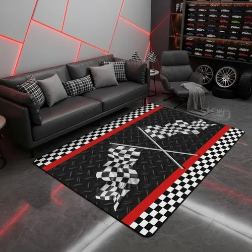Miniatura 46 de Erosebridal Alfombra de área con tema Groovy de los 70 para sala de estar y dormitorio, alfombra retro con símbolo de paz antideslizante, alfombra