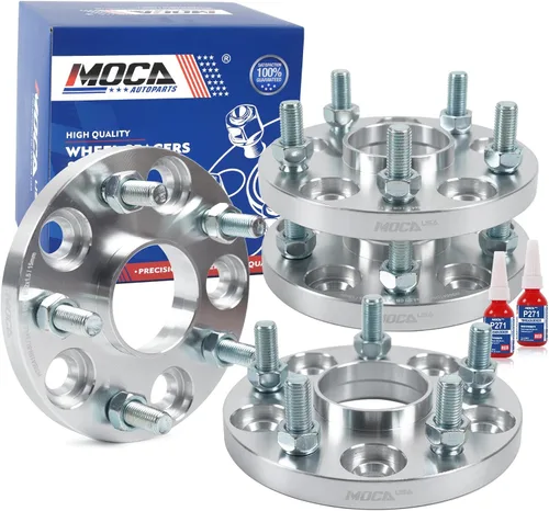 Miniatura 11 de MOCA - 4 espaciadores de rueda de 0.472 in, 5 x 114.3 a 0.197 x 4.500 in, patrón de pernos de 2.366 in, orificio de cubo para Toyota Sienna/Supra