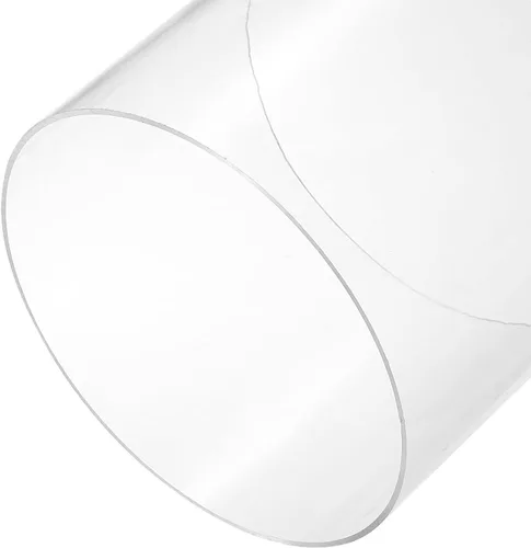 Miniatura 21 de MECCANIXITY Tubo acrílico transparente rígido redondo tubo 145 mm (5.7 ") ID 150 mm (6") OD 6" para lámparas y linternas, sistema de refrigeración