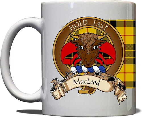 Miniatura 2 de MacLeod Scottish Clan Crest Motto Dress Tartan Mug
