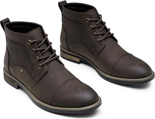 Miniatura 3 de Jousen Mens Boots Retro Casual Boots for Men Cap Toe Boots for Men