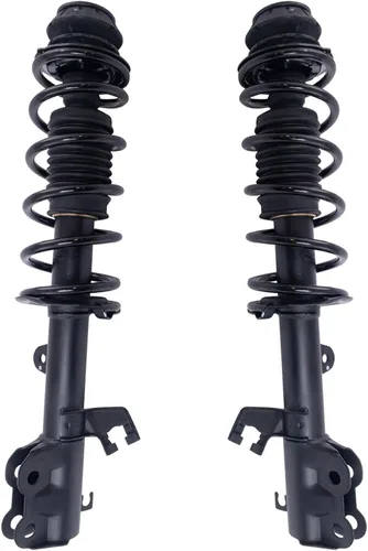 Miniatura 244 de TRQ Conjunto de Amortiguador y Resorte Delantero Cargado con Resorte Helicoidal Pre-ensamblado Compatible con Jeep Cherokee Limited AWD 14-22 Sin