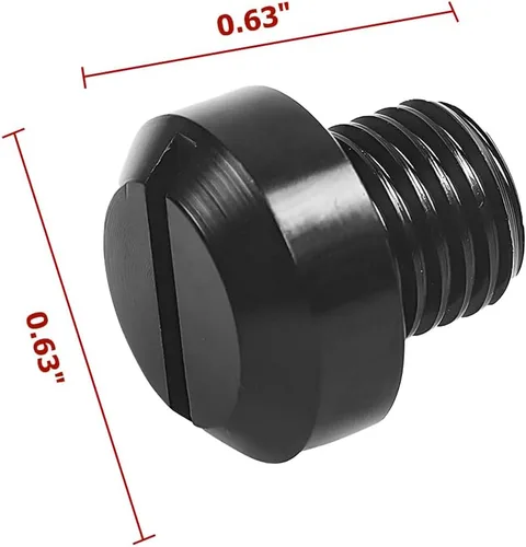 Miniatura 2 de zipelo Tornillo para Espejo de Motocicleta, 2 Piezas Tapones para Agujeros de Espejo para Espejos Retrovisores de Motor, Accesorios Decorativos