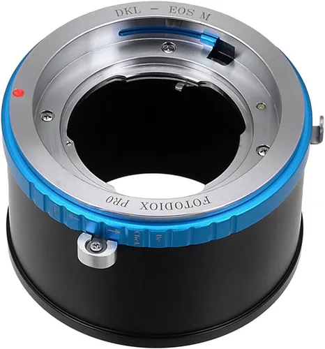 Miniatura 22 de Fotodiox Adaptador de montaje de lente profesional, lente Contarex (montaje CRX) a Canon EOS M (EF-m) adaptador de cámara sin espejo con dial