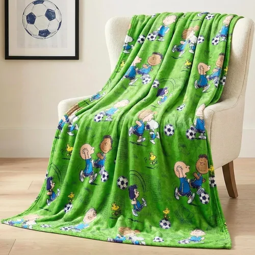 Miniatura 5 de Franco Nintendo Super Mario Gaming - Ropa de cama para niños, manta súper suave de micro raschel, 46 x 60 pulgadas, (producto oficial con licencia)