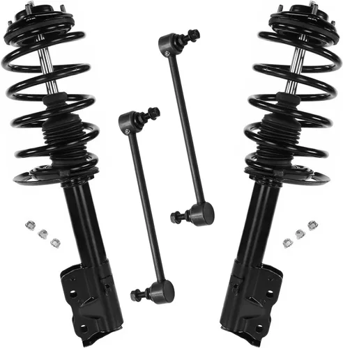 Miniatura 81 de Detroit Axle - Kit de 4 piezas RWD Puntales Delanteros Barras Estabilizadoras para Ford F-150 2021 2022 2023 2024, 2 Puntales con Resorte Helicoidal