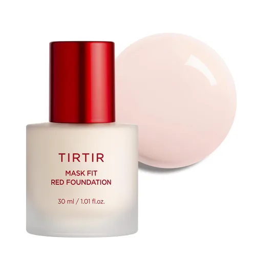 Miniatura 27 de TIRTIR Base de maquillaje rojo Mask FitCobertura impecable de larga duración, esencia energética, ligera, hidratante, difuminadora de poros, acabado